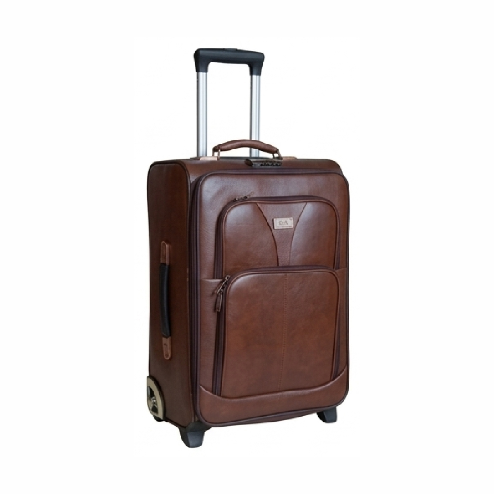 One By One Luxury Leather-Style Luggage case