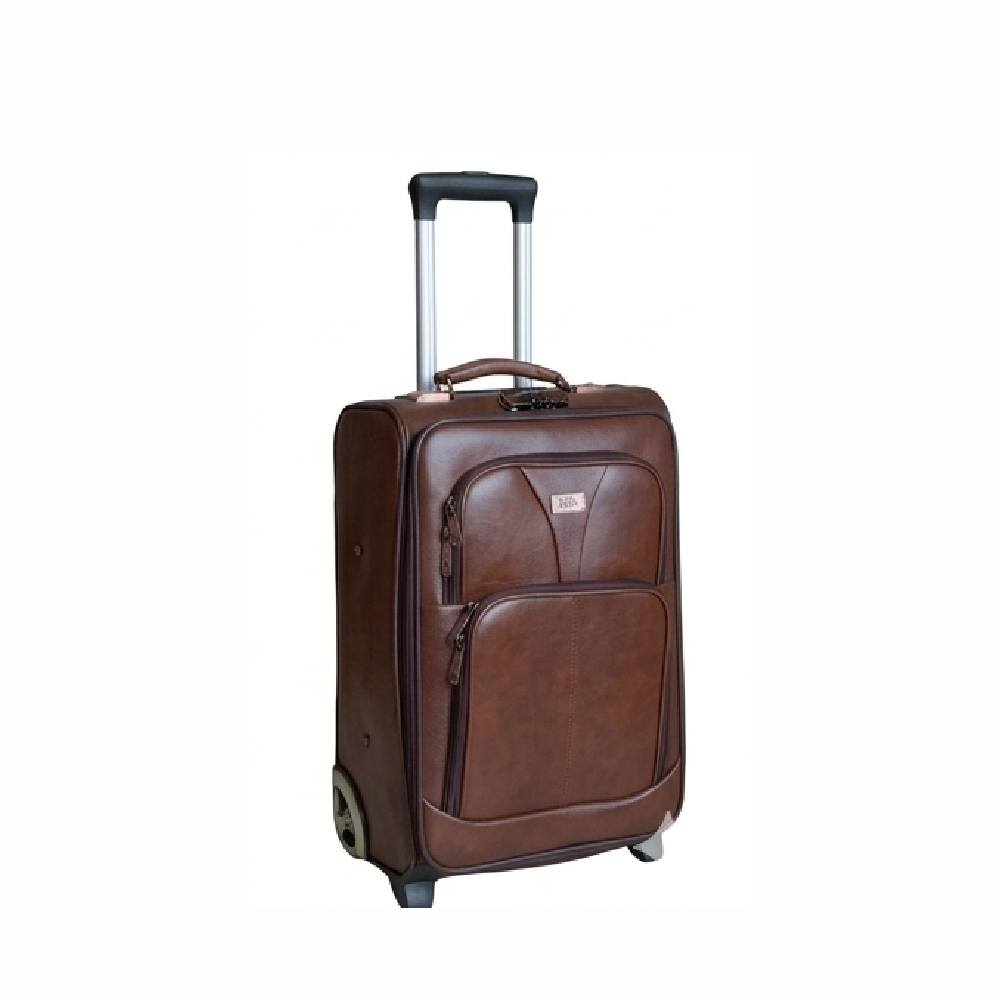 One By One Luxury Leather-Style Luggage case