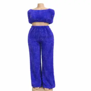 Faux-Fur Cropped Lounge