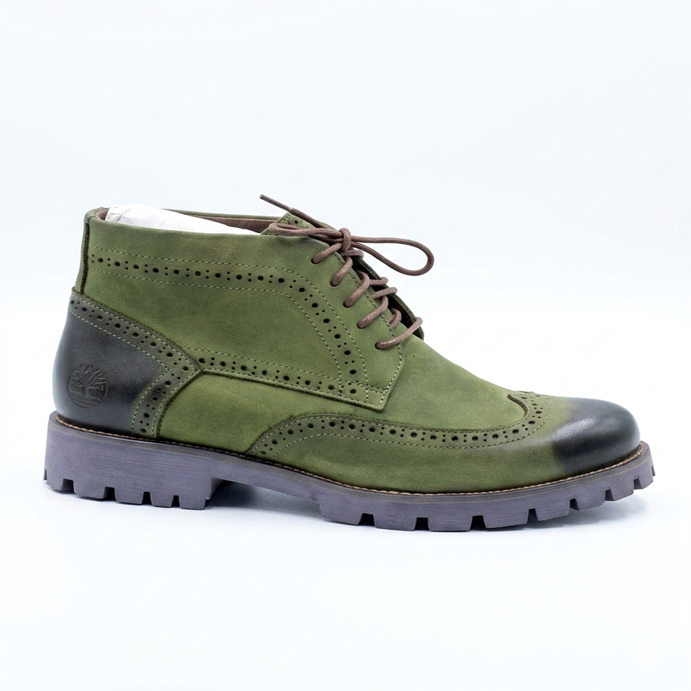Hybrid Brogue Combat Boot