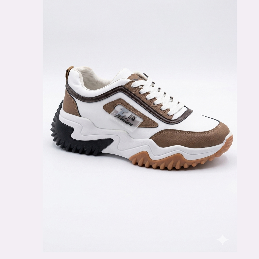Urban Edge – Multi-Tone Chunky Sneaker