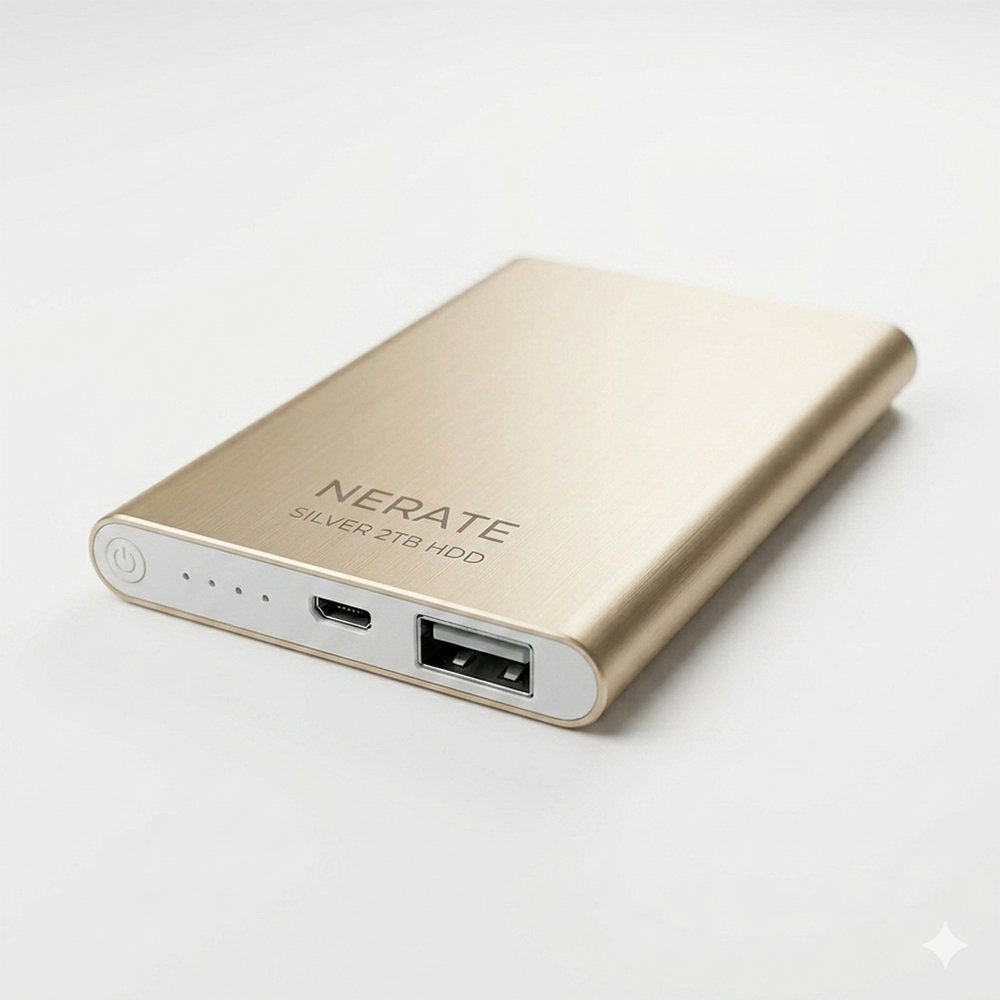 Ultra-Slim Portable External Hard Disk (HDD)
