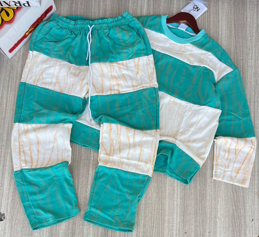 Striped Oversized Lounge Set