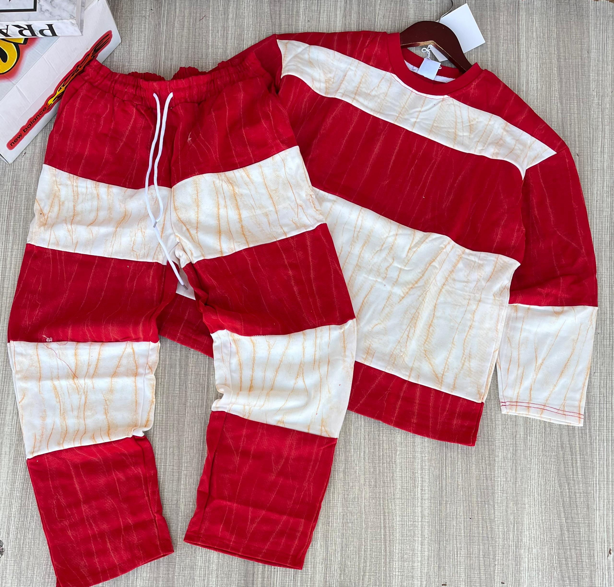 Striped Oversized Lounge Set