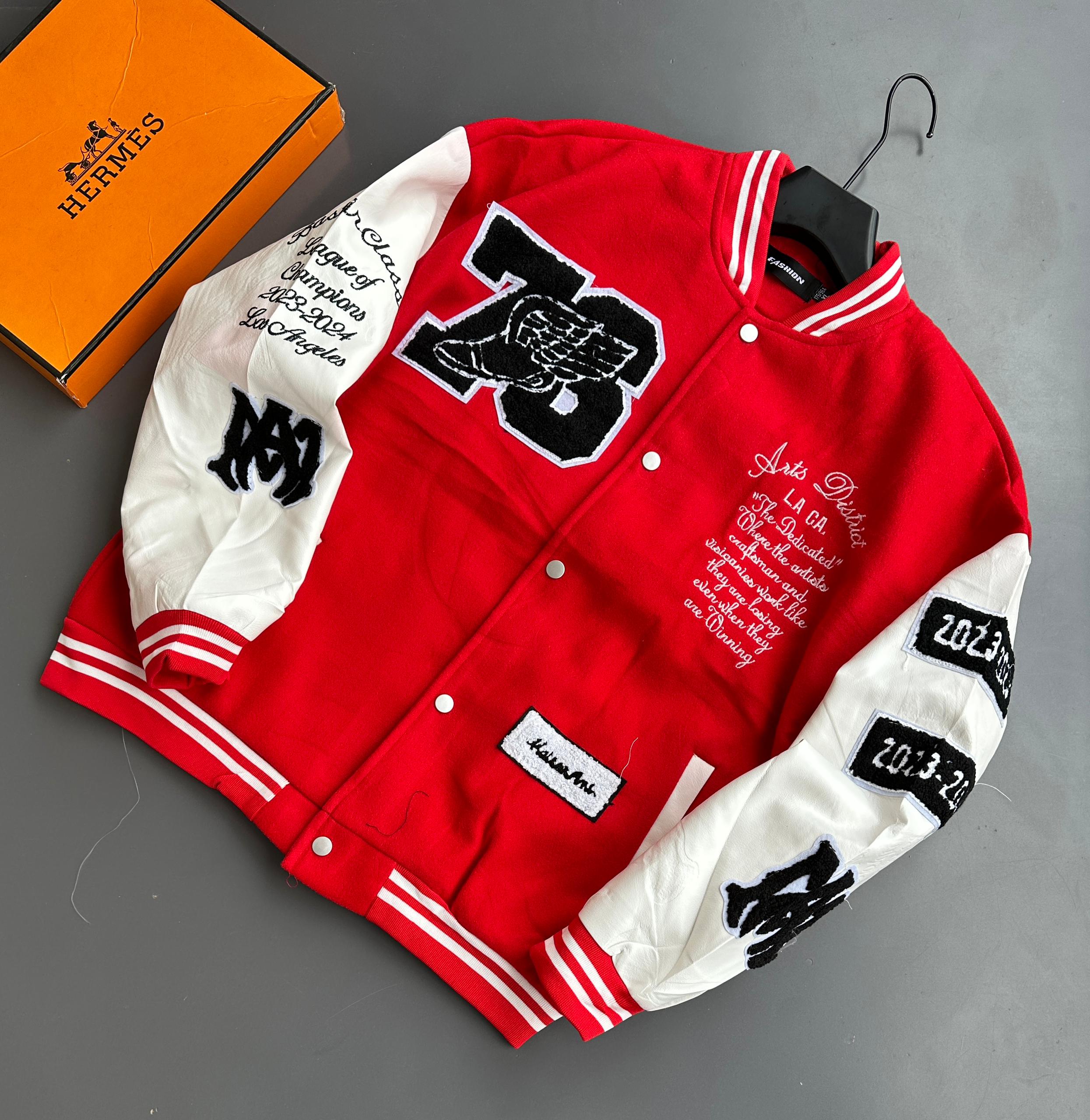 Gothic Clover Varsity Bomber