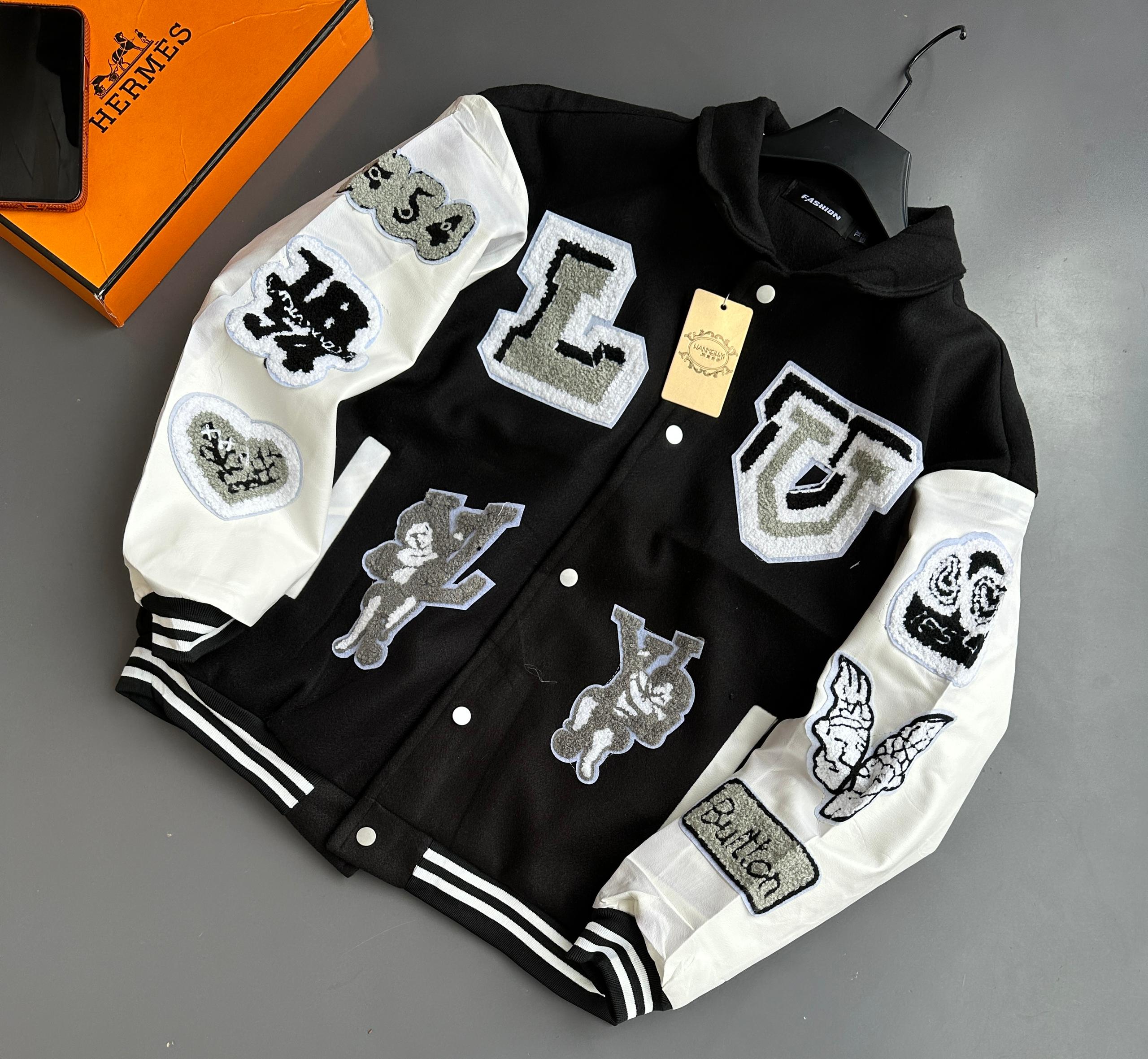 Gothic Clover Varsity Bomber