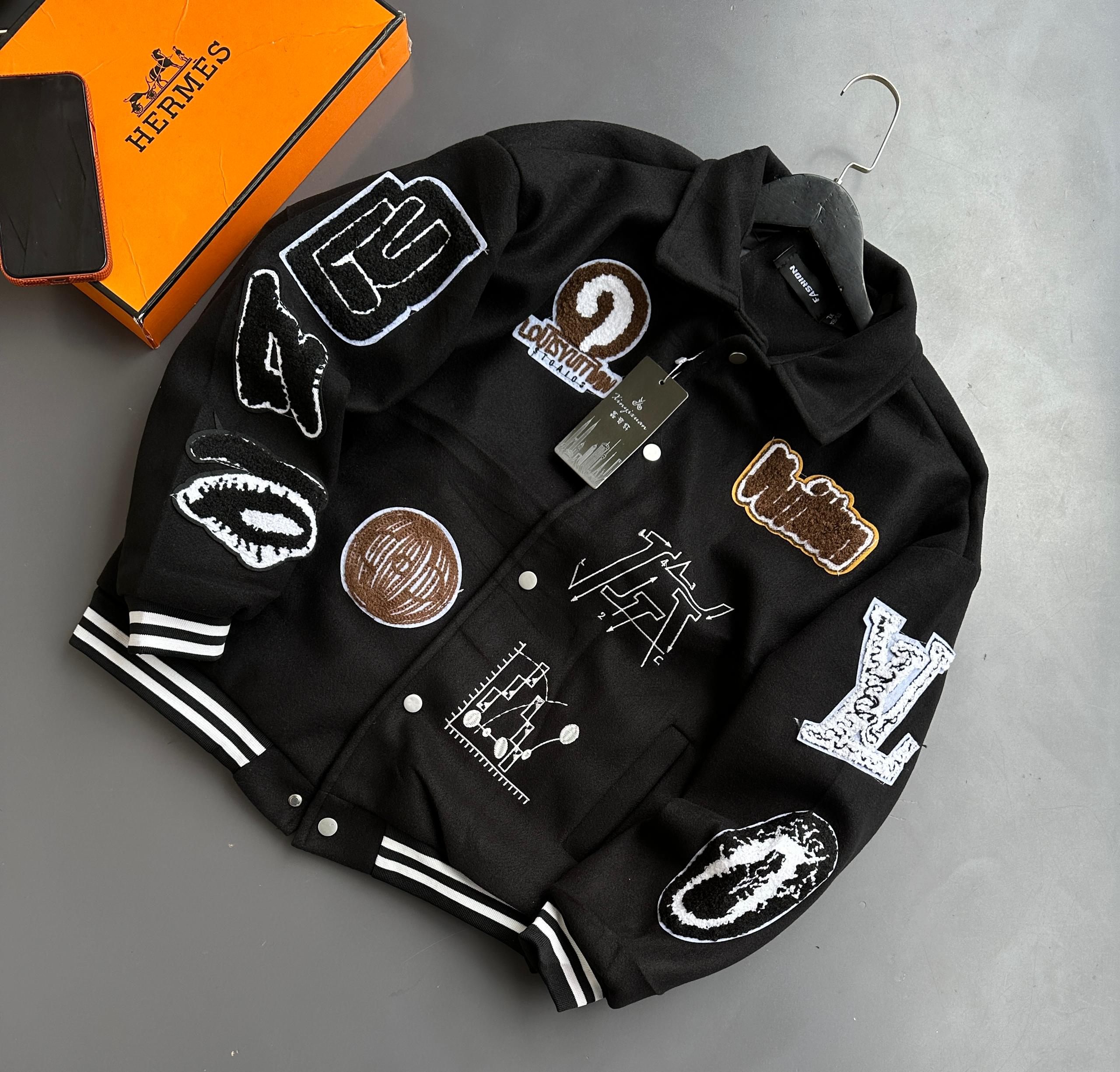 Gothic Clover Varsity Bomber