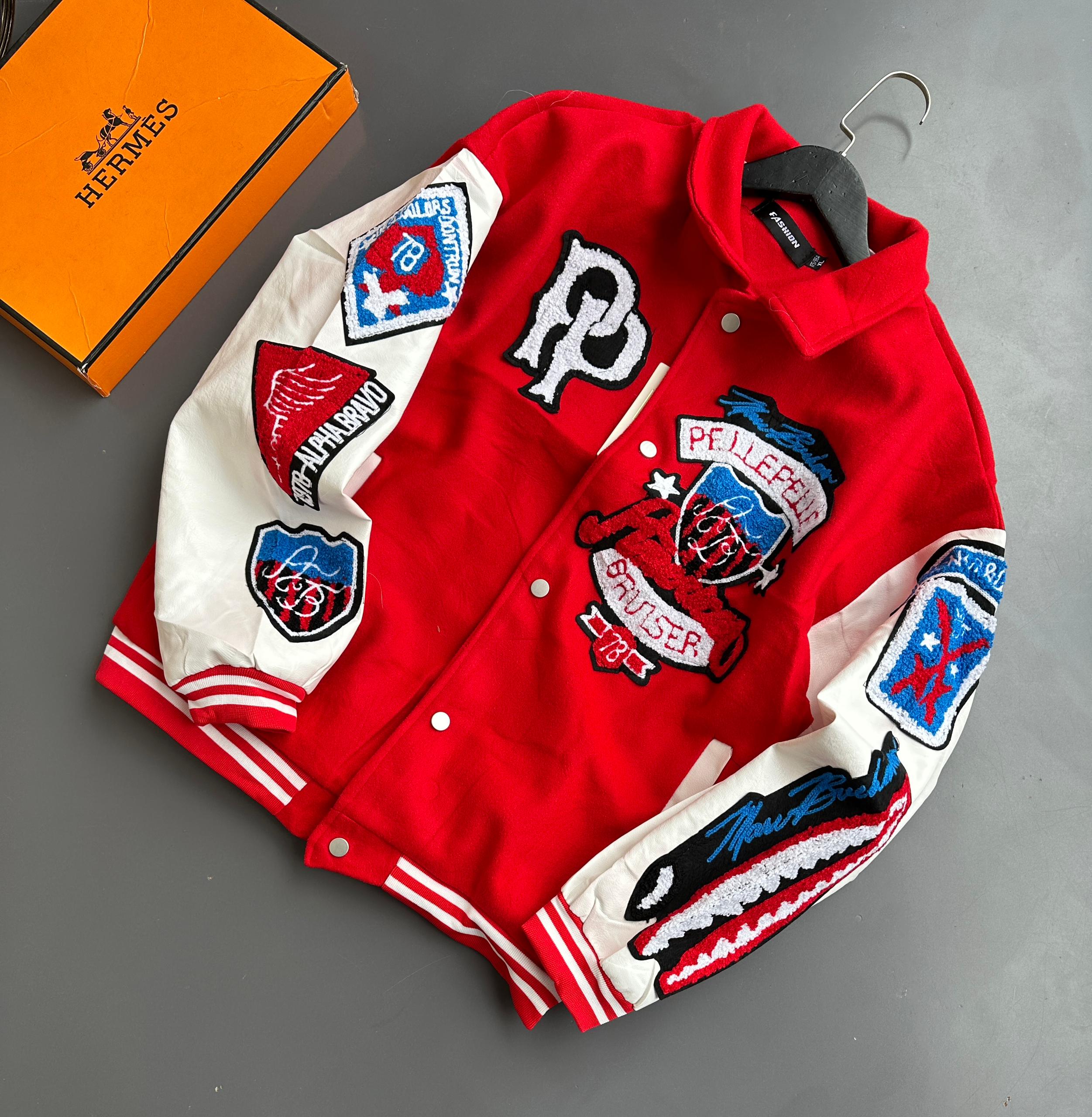Gothic Clover Varsity Bomber
