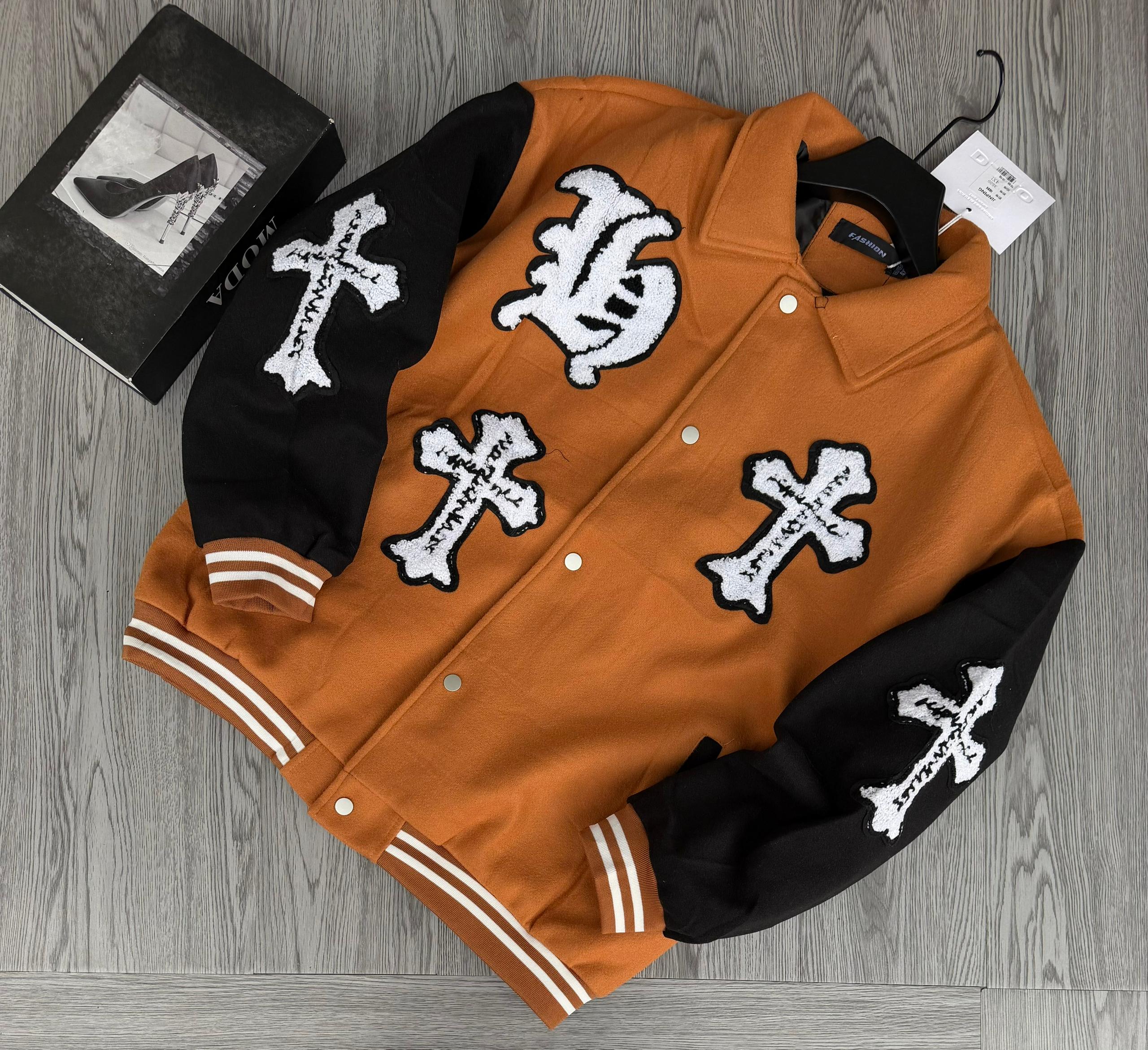 Gothic Clover Varsity Bomber