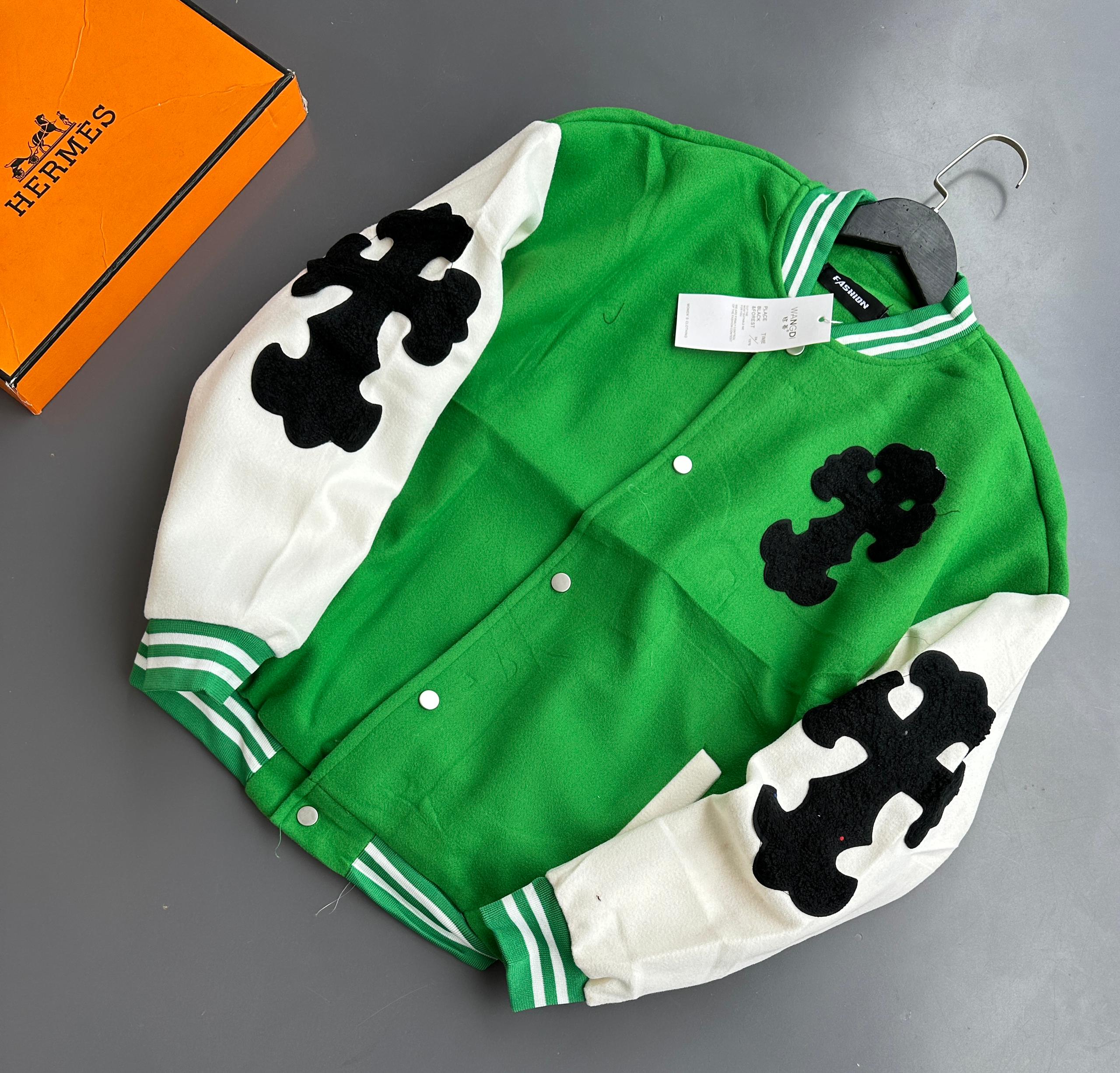 Gothic Clover Varsity Bomber