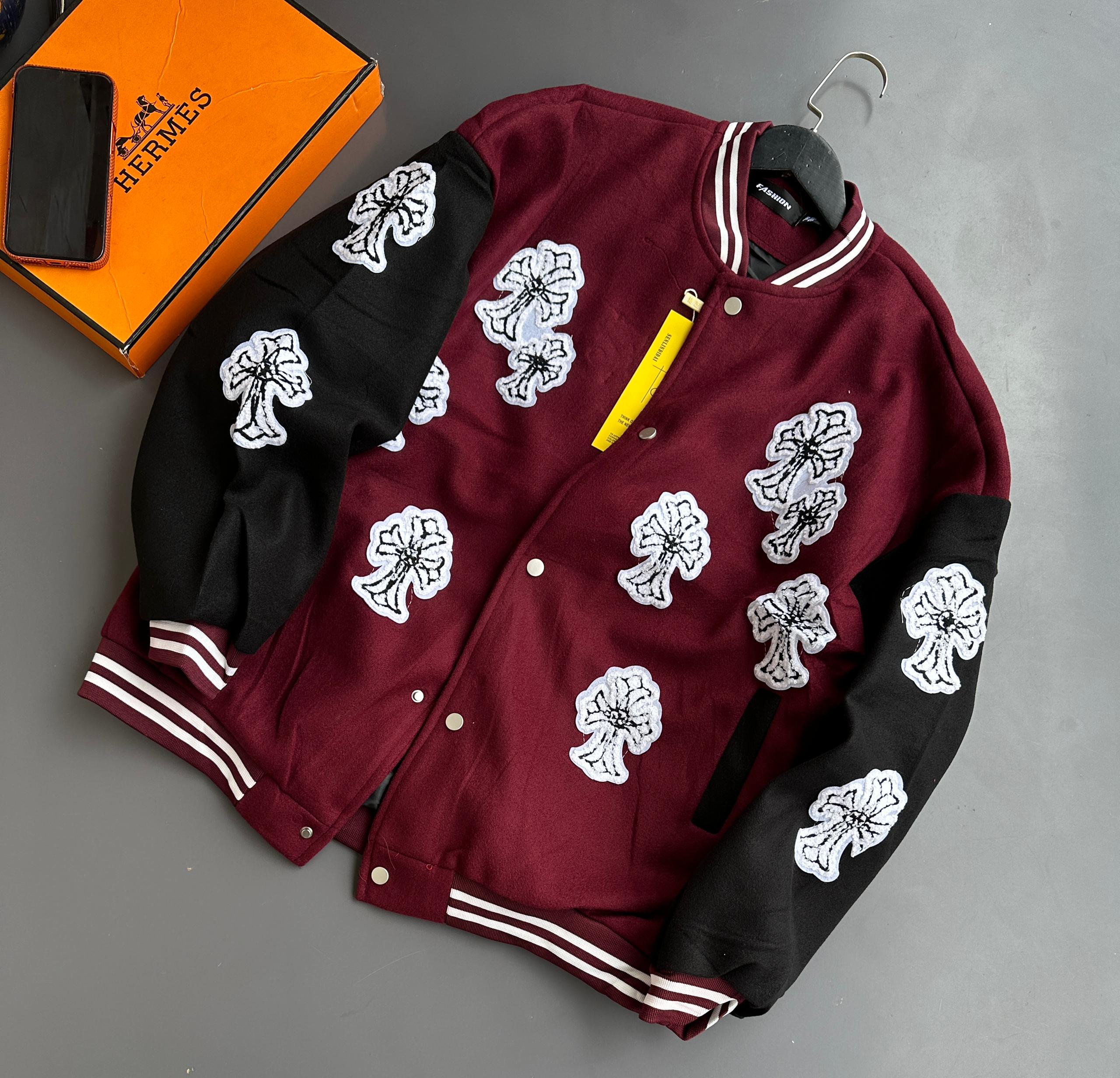 Gothic Clover Varsity Bomber