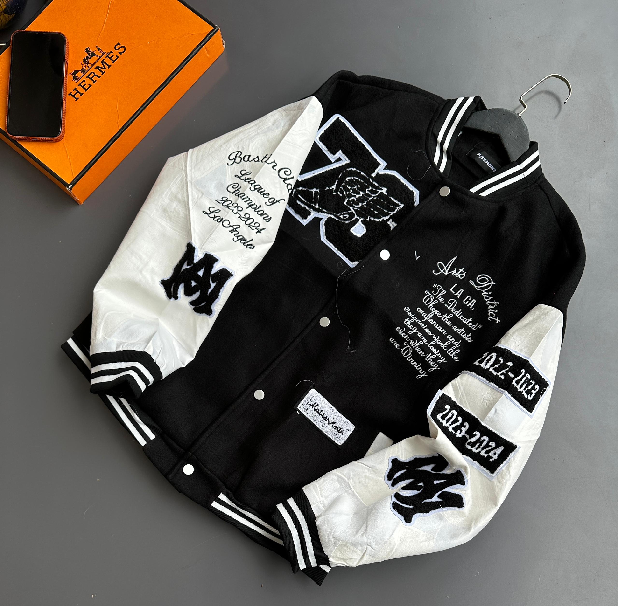 Gothic Clover Varsity Bomber