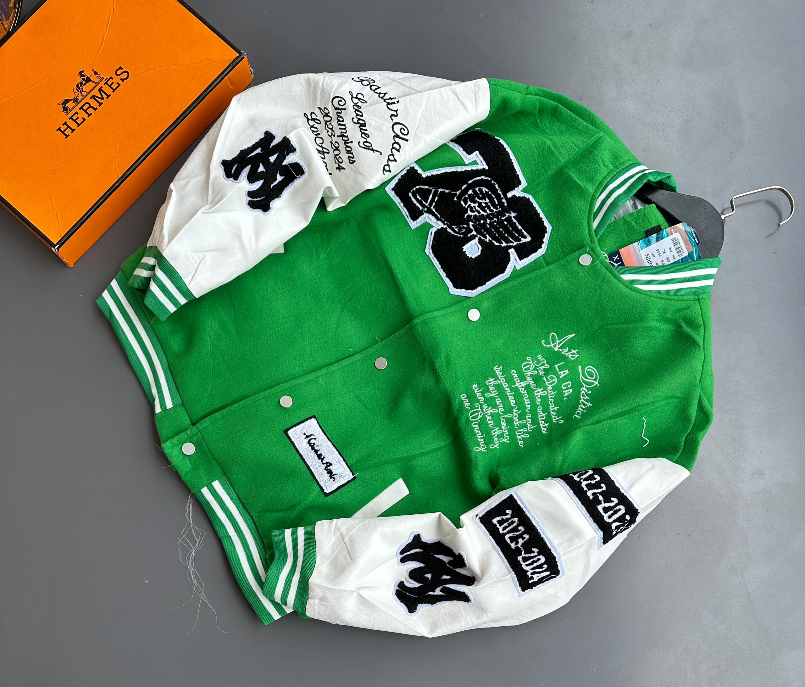 Gothic Clover Varsity Bomber