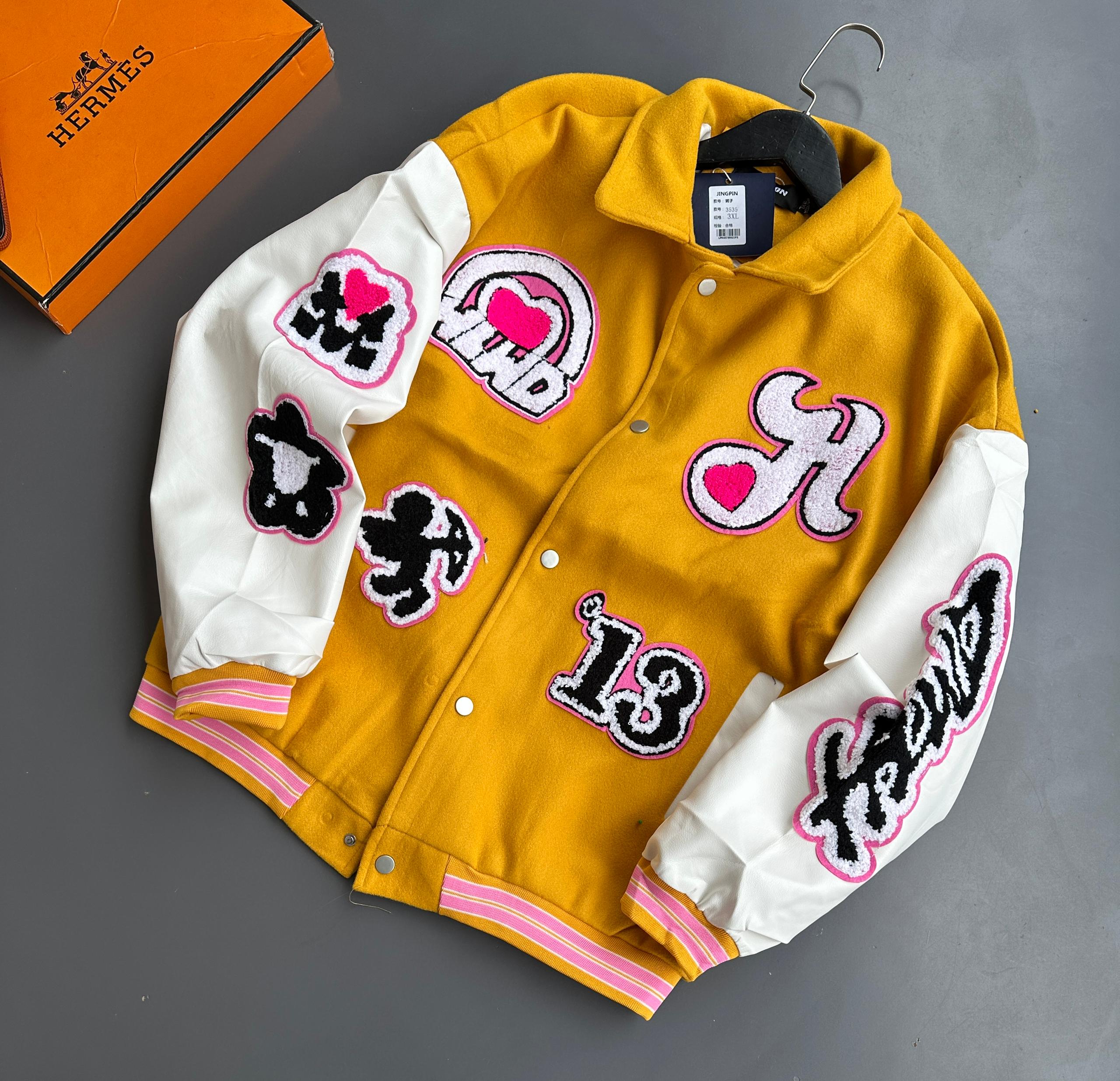 Gothic Clover Varsity Bomber