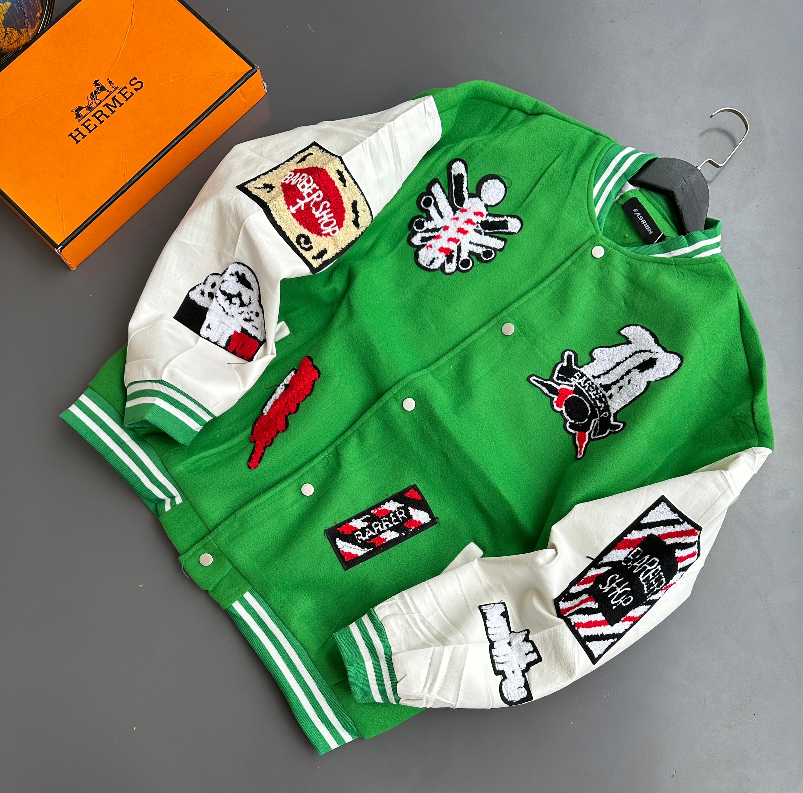 Gothic Clover Varsity Bomber
