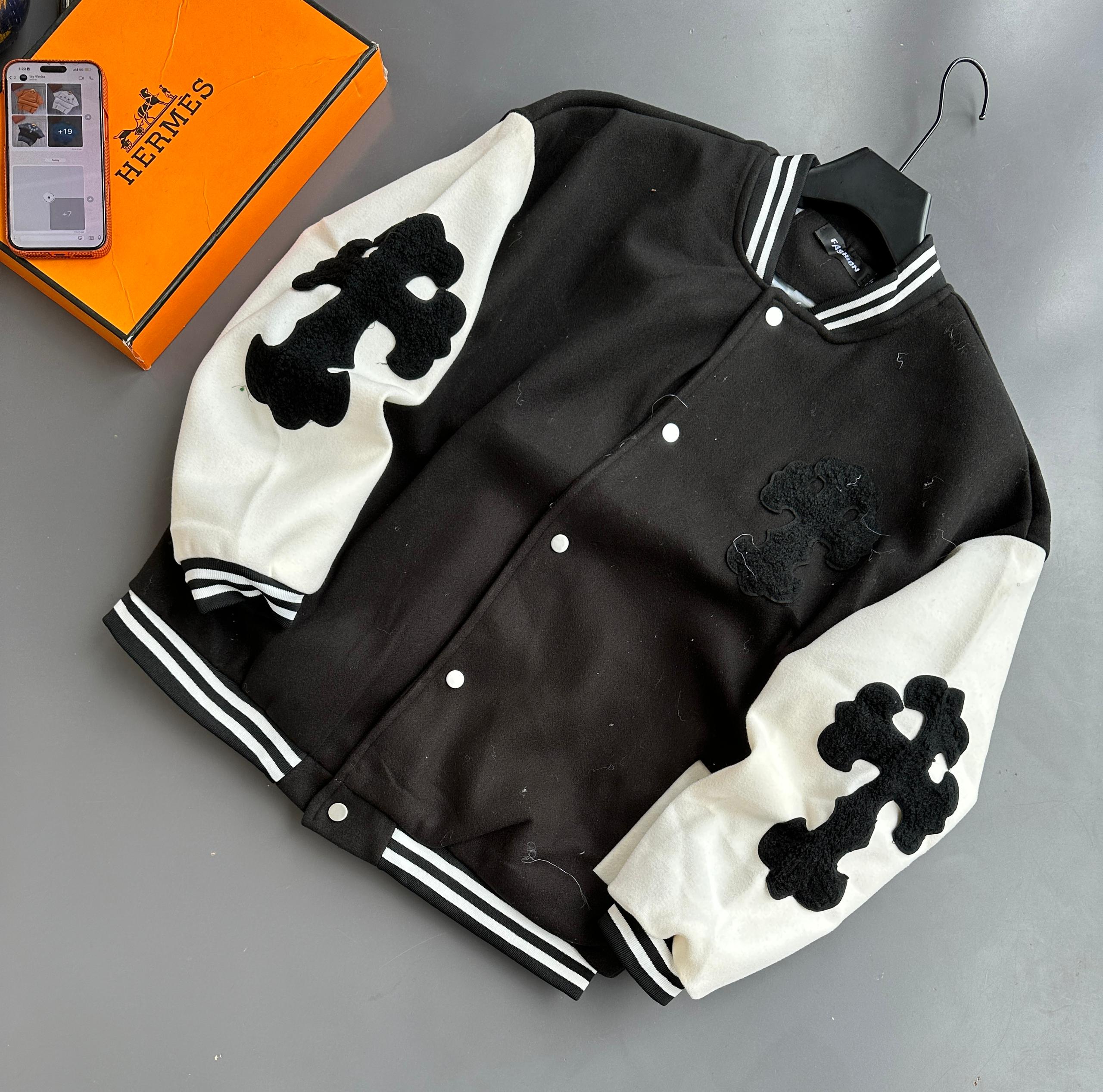 Gothic Clover Varsity Bomber