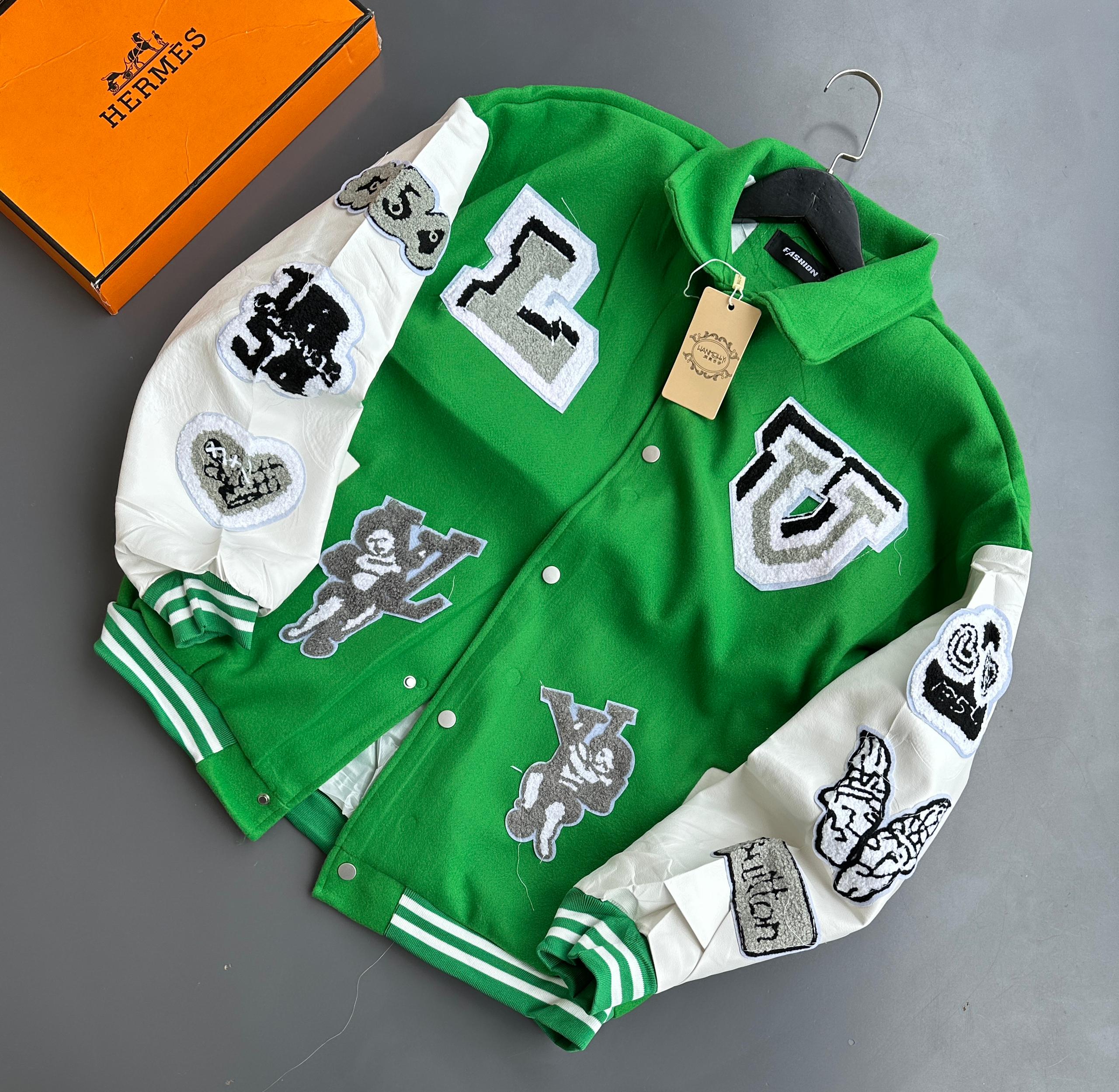Gothic Clover Varsity Bomber