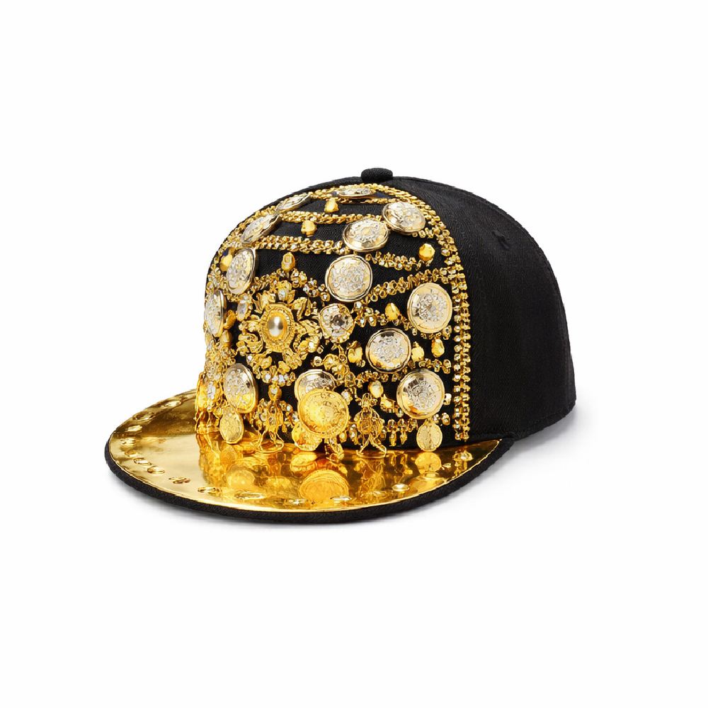 Embellished Snapback Cap