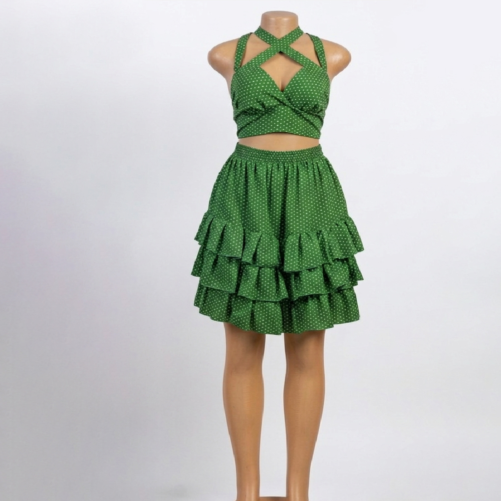 The Emerald Pleat Set