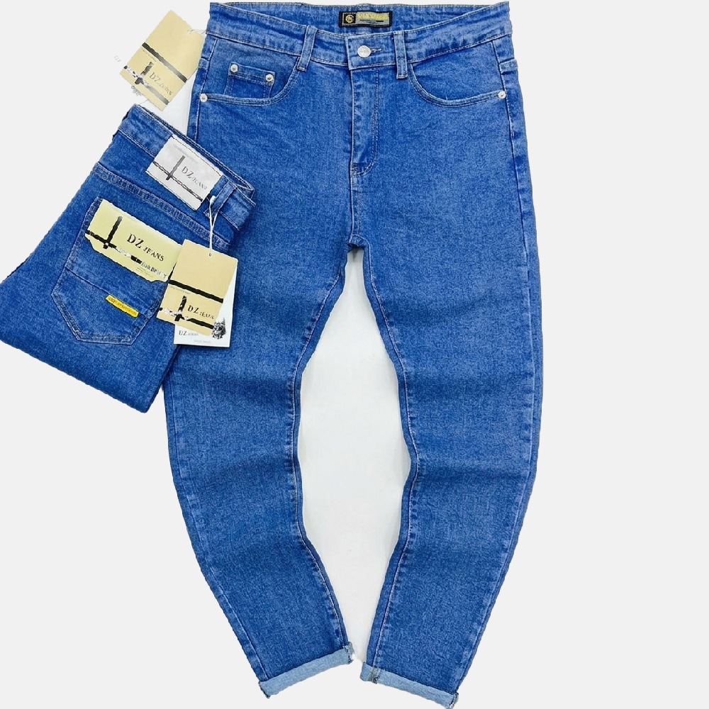DZ Jeans Men’s Slim-Fit Stretch Denim – Classic Blue