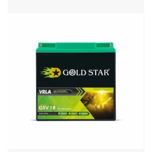 Gold Star 24AH Solar Battery Fast Charging Sealed Rechargeable Deep Cycle Battery – Black