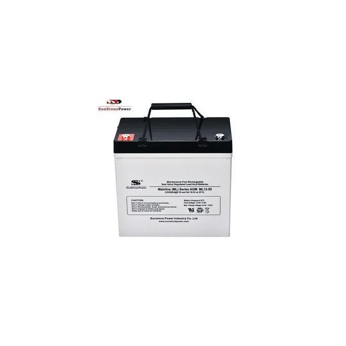Sunshine 50 AHmps 12 V Durable Solar Battery Gohk,Lights 5-8 Bulbs ,Black _ 1 Year Warranty..