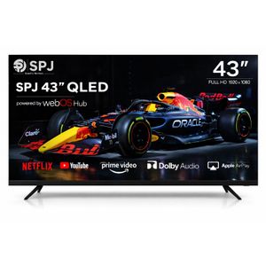 SPJ 43″ Full HD QLED Smart TV Powered