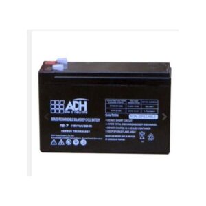 ADH 7AH, 12V/20HR Solar, Fast Charging Sealed Rechargeable Deep Cycle Battery – Black