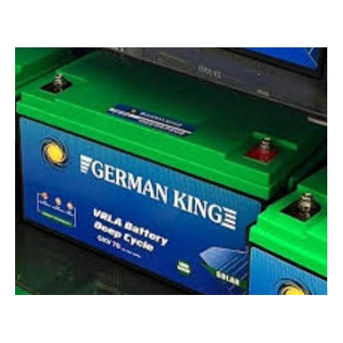 12V70AMPS GERMAN KING SOLAR BATTERY FAST CHARGING SEALED RECHARGEABLE DEEP CYCLE BATTERY VRLA -BLUE/GREEN