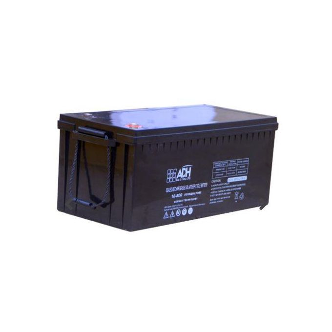 ADH 12V/20HR Solar Fast Charging Sealed Rechargeable Deep Cycle Battery -Black....