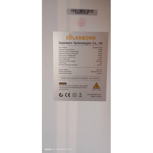 Solar 200W SolarBorn Panel