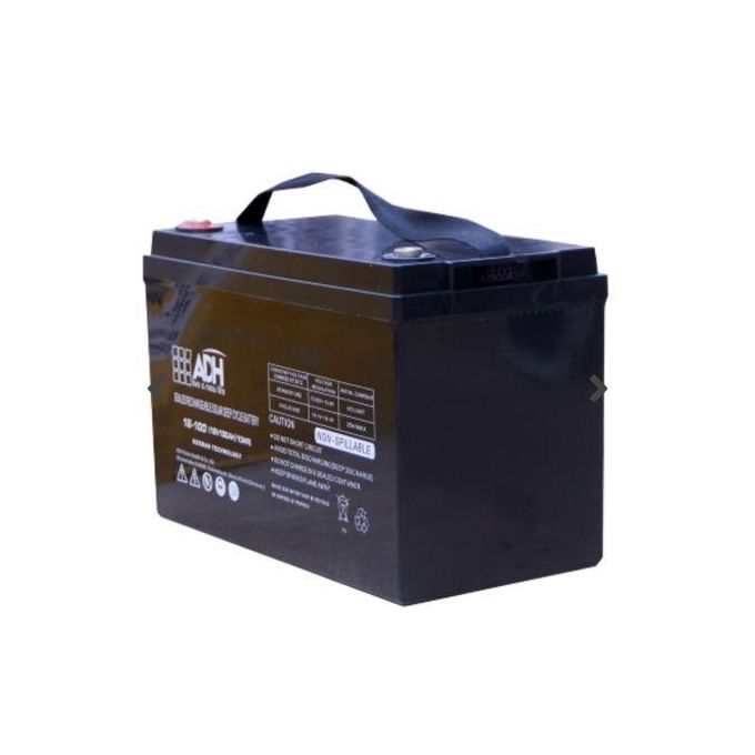 ADH 12V/20HR Solar Fast Charging Sealed Rechargeable Deep Cycle Battery -Black....