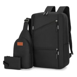 3in1 Backpack + 1Shoulder Bag + 1Wallet For Men