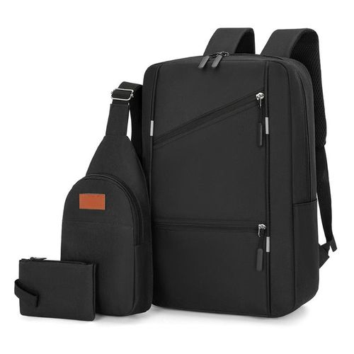 3in1 Backpack + 1Shoulder Bag + 1Wallet For Men