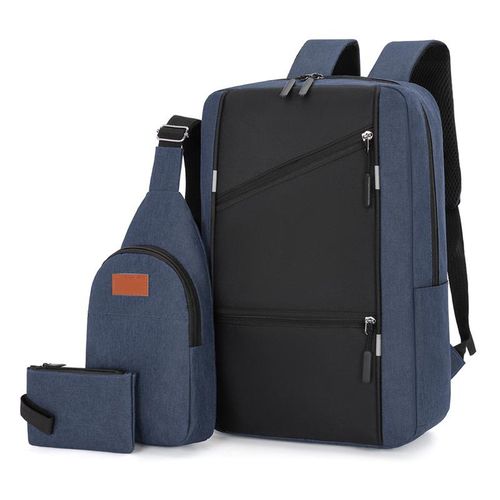3in1 Backpack + 1Shoulder Bag + 1Wallet For Men