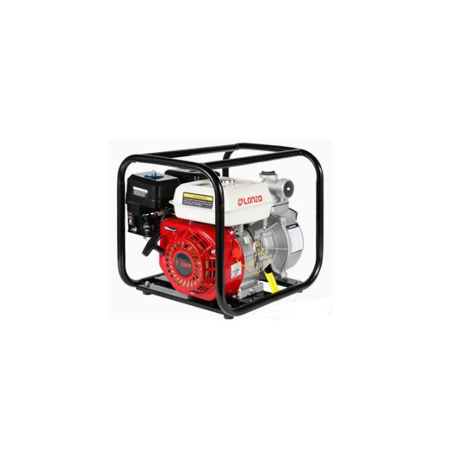2 INCH SURFACE PETROL WATER PUMP - WHITE & RED