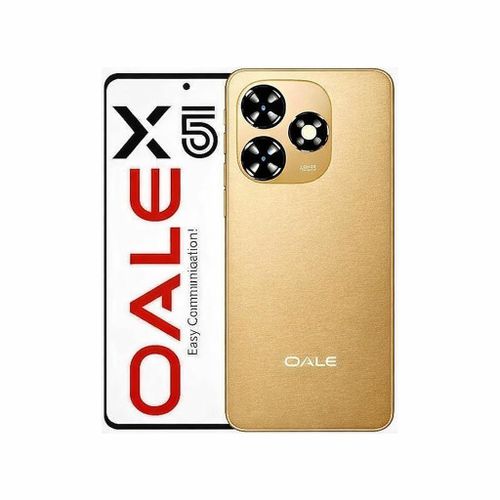 Oale X5 64GB ROM+3GB RAM SCREEN 6.6’’ 5075mAh HIGH CAPACITY BATTERY FINGER PRINT ANDROID 13 -GOLD