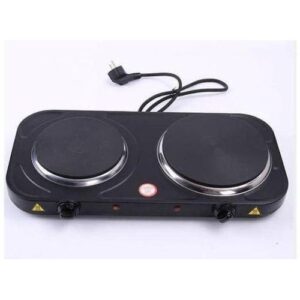 Stainless Steel Electric Hot Plate With Two Burners