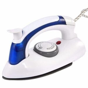 Mini Foldable Travel Steam Flat Iron Box – White