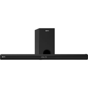 SPJ 2.1 Channel Multimedia Soundbar System with Subwoofer & Tall Tower Speakers – Black