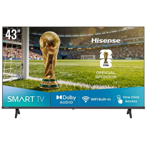 Hisense 43 Inch FHD LED VIDAA Smart Free To Air Tv – Black (3YRS WRNTY)