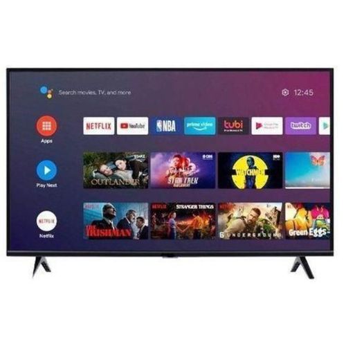 Mitech 32 Inch HD Frameless Android Smart Tv With Inbuilt Free To Air Decorder - Black
