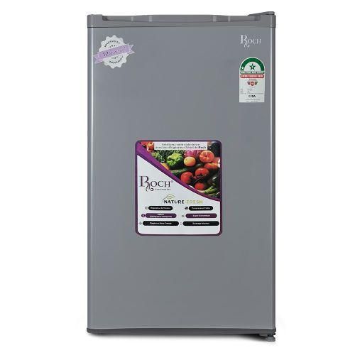 Roch 120 Liters Single Door Refrigerator - Silver (2YRS WRNTY)