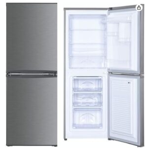 Roch 160 Liters Defrost Double Door Bottom Freezer Fridge ? InoX (2YRS WRNTY) Brand: Roch | Similar products from Roch