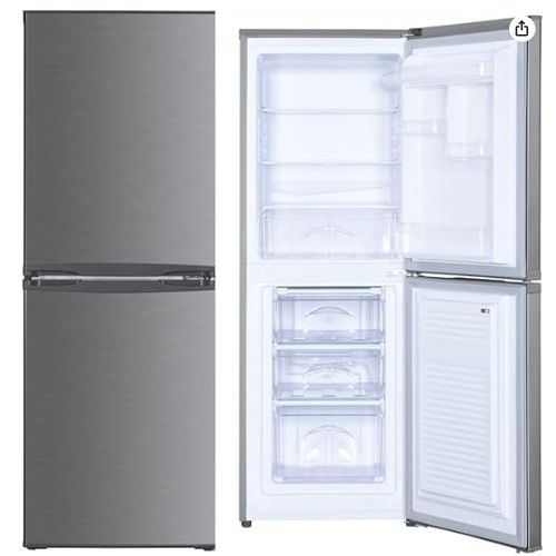 Roch 160 Liters Defrost Double Door Bottom Freezer Fridge ? InoX (2YRS WRNTY) Brand: Roch | Similar products from Roch