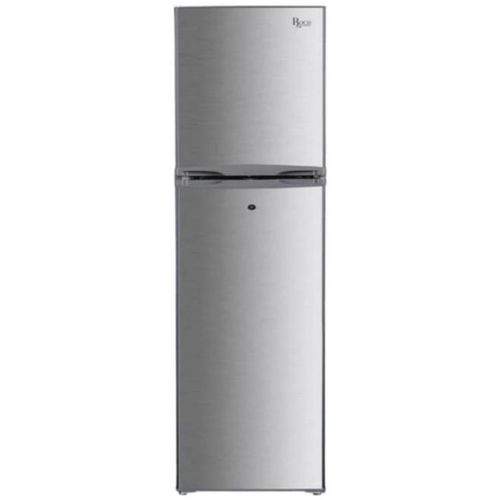 Roch 190 Liters Double Door Top Freezer Defrost Fridge ? Silver(2YRS WRNTY)