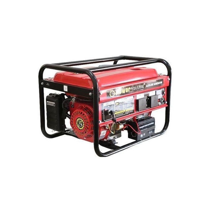 POWER VALUE ZH 3500 Gasoline 4-Stroke Engine Generator - Red