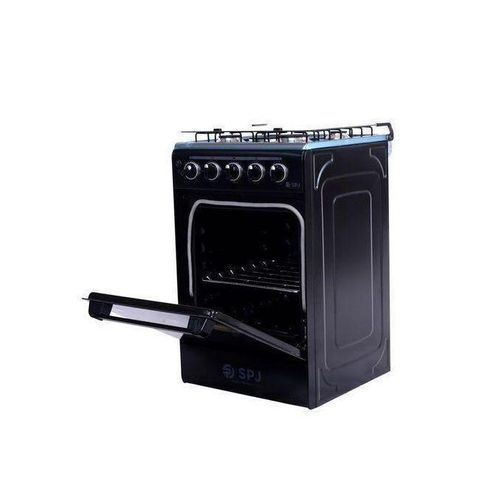 SPJ 50x50cm 3 Gas Burner + 1 Electric Plate Cooker With Gas Oven – multicolor