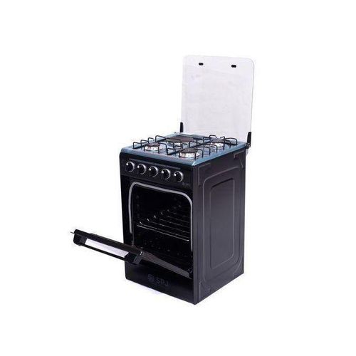 SPJ 50x50cm 3 Gas Burner + 1 Electric Plate Cooker With Gas Oven – multicolor
