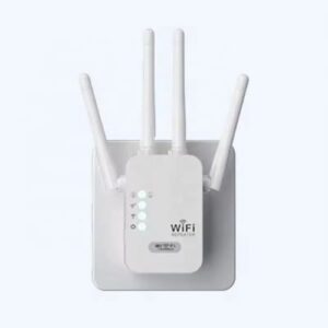 Wifi Extender- WiFi Booster- Signal Expansion- 300Mbps- White